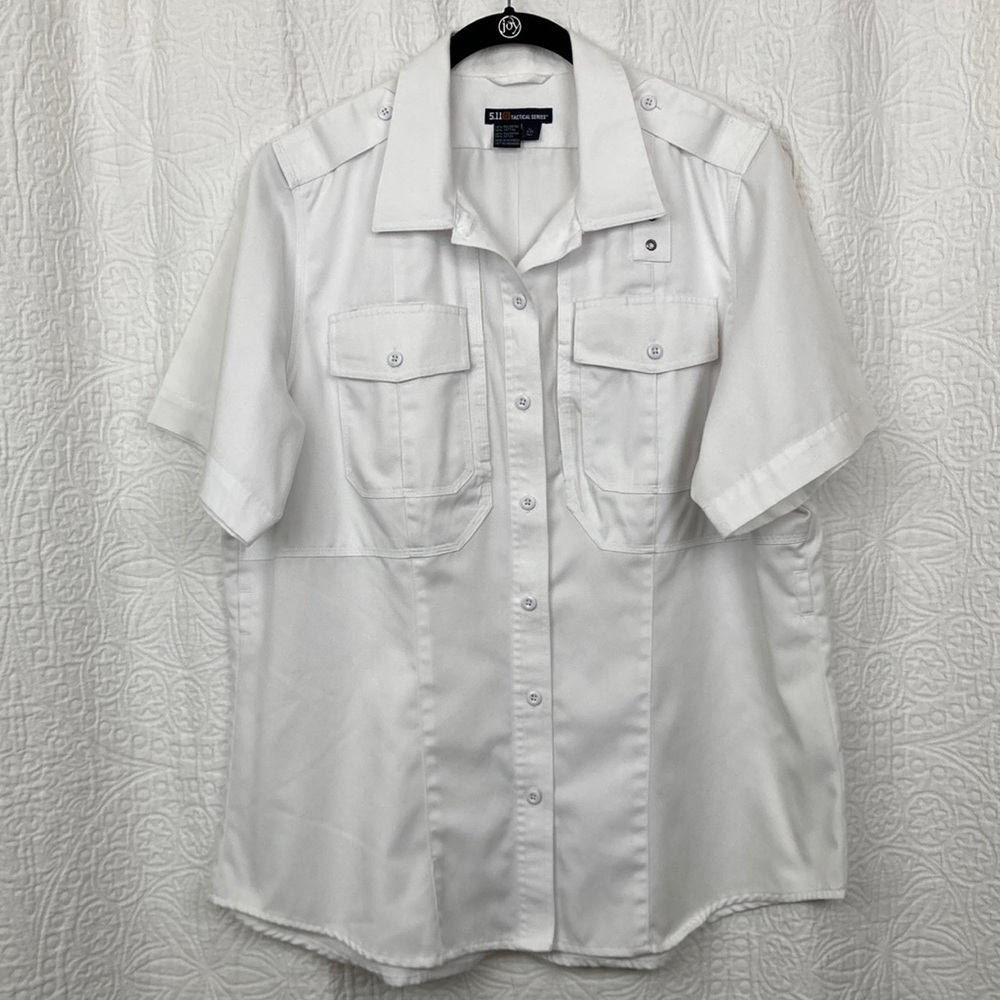 WOMEN’S TWILL PDU® CLASS B SHORT SLEEVE SHIRT DETAILS sz XL